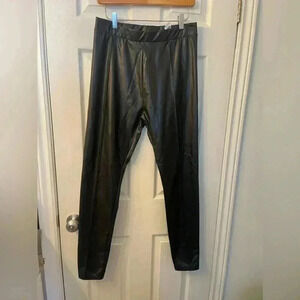 faux leather wet seal lined legging size  xl, fit like a M/L